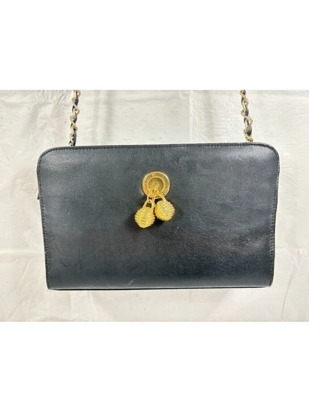Bruno Lorelli Black Shoulder Purse with wallet